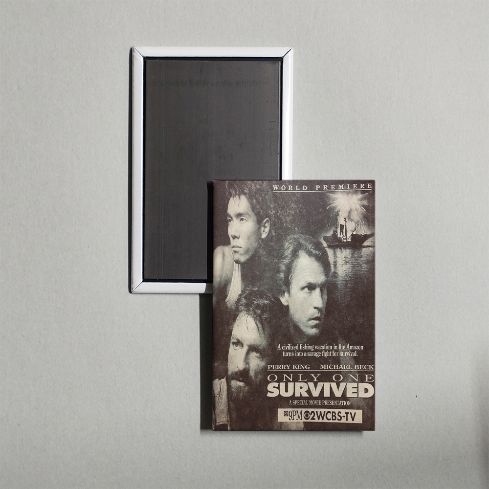 Only One Survived Mini Movie Fridge Magnet