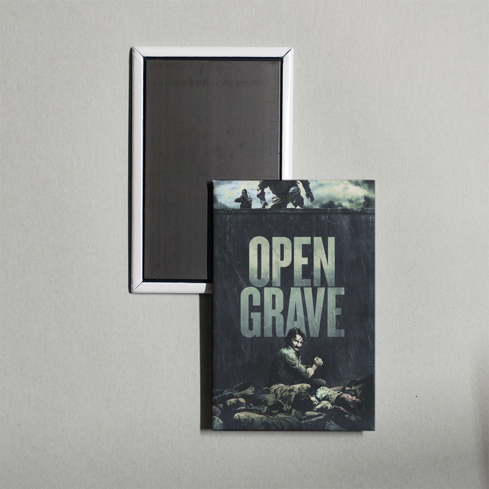 Open Grave Mini Movie Fridge Magnet