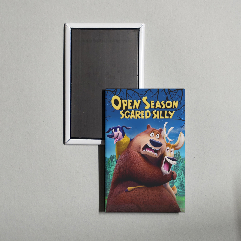 Open Season Scared Silly Mini Movie Fridge Magnet