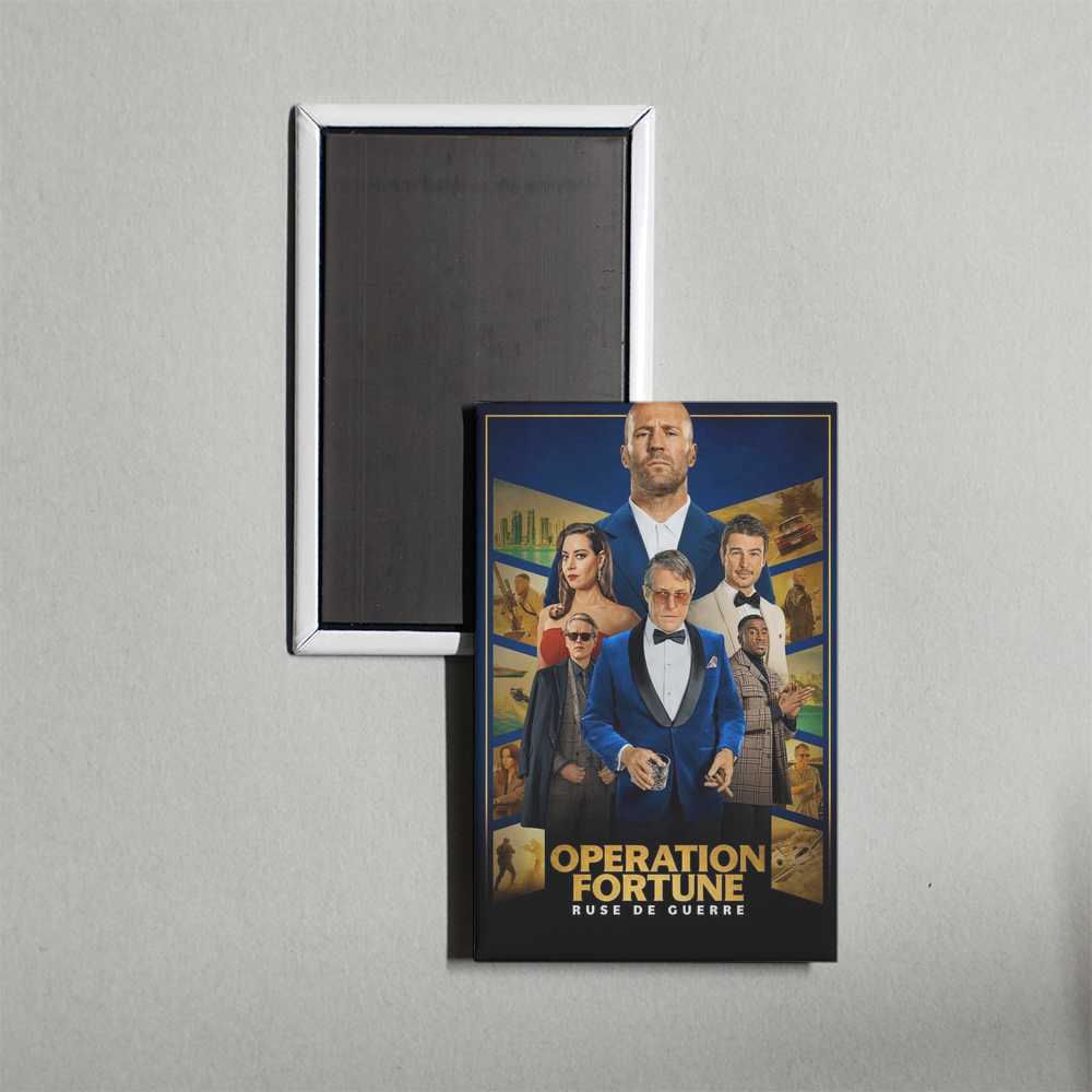 Operation Fortune Ruse de Guerre Mini Movie Fridge Magnet