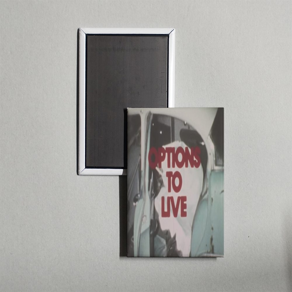 Options to Live Mini Movie Fridge Magnet