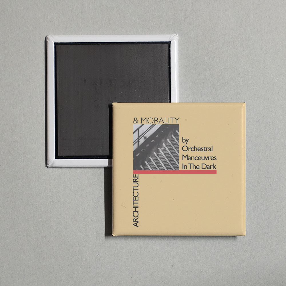 Orchestral Manoeuvres In The Dark - Architecture And Morality Album Cover Fridge Magnet