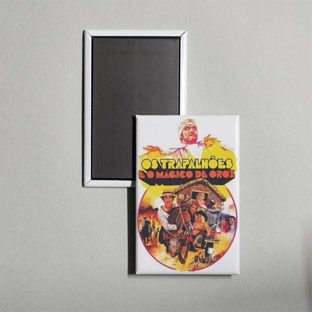 Os TrapalhÃµes e o MÃ¡gico de OrÃ³z Mini Movie Fridge Magnet