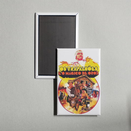 Os TrapalhÃµes e o MÃ¡gico de OrÃ³z Mini Movie Fridge Magnet