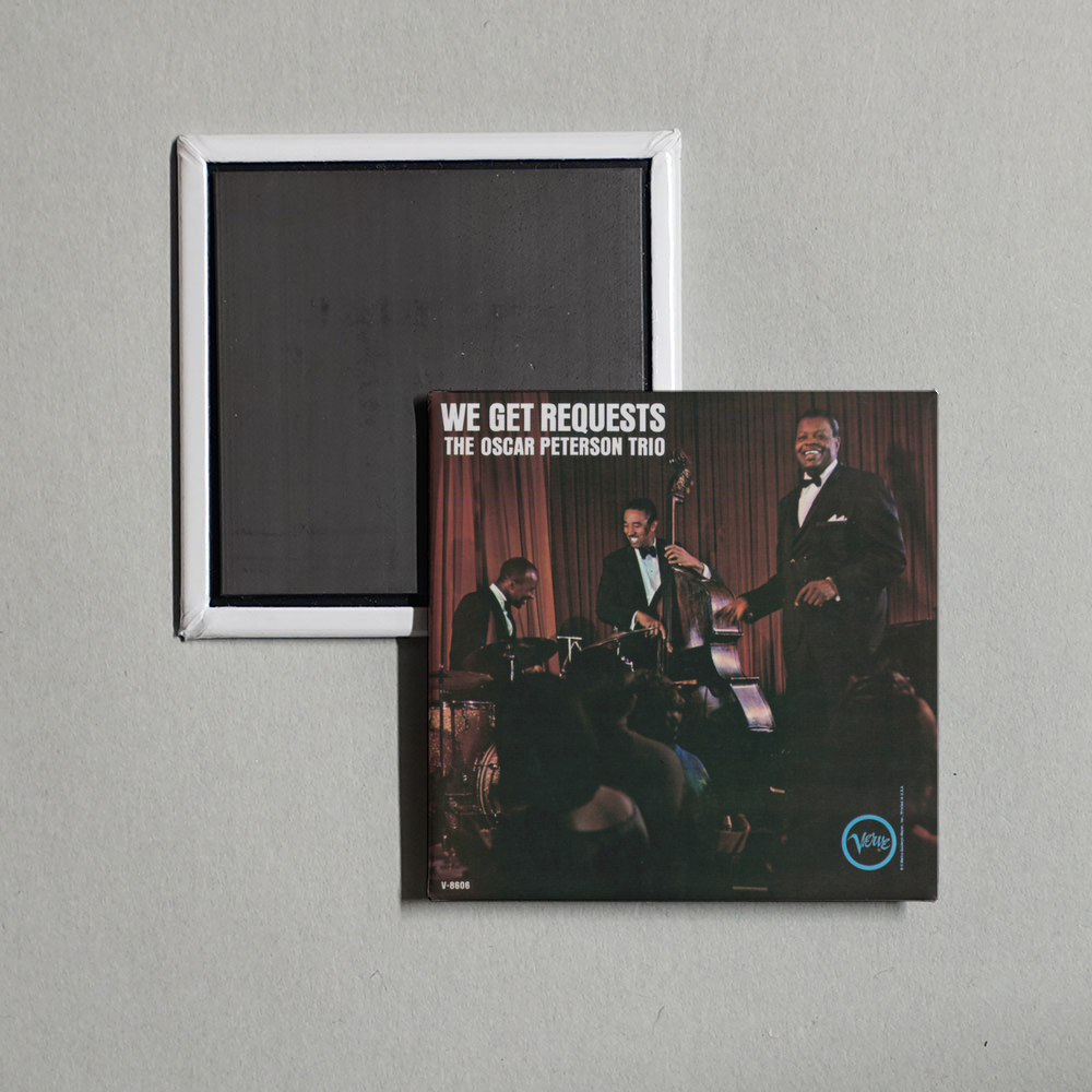 Oscar Peterson - We Get Requests Album Cover Fridge Magnet