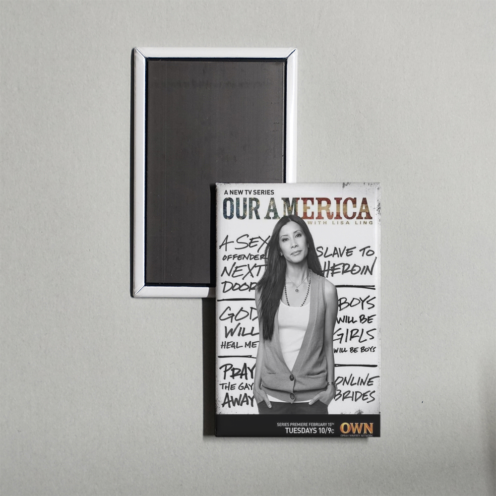 Our America with Lisa Ling TV Show Fridge Magnet