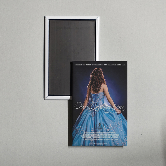 Our QuinceaÃ±era Mini Movie Fridge Magnet