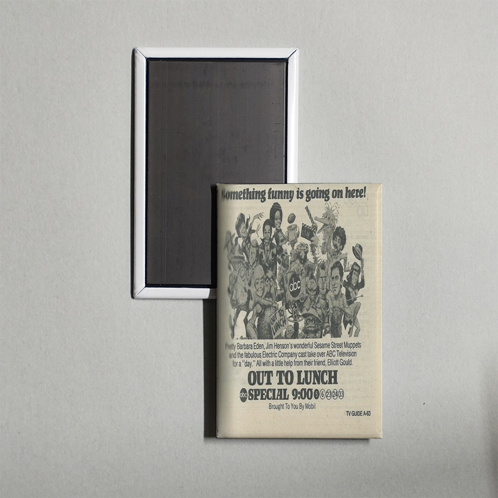 Out to Lunch Mini Movie Fridge Magnet