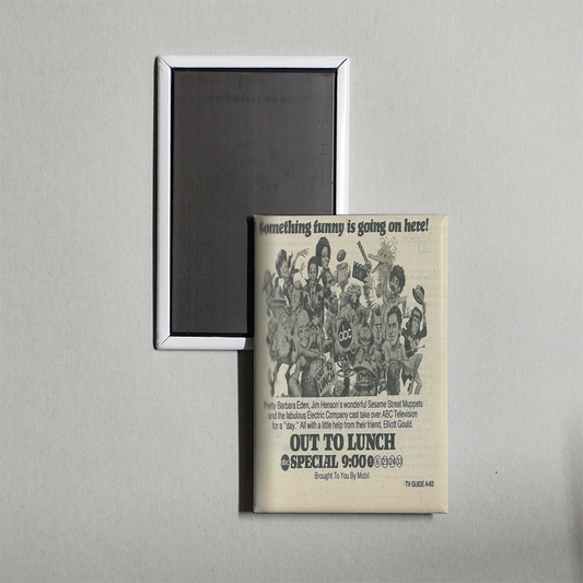 Out to Lunch Mini Movie Fridge Magnet