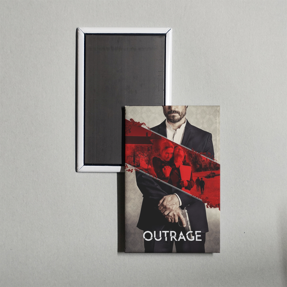 Outrage Mini Movie Fridge Magnet