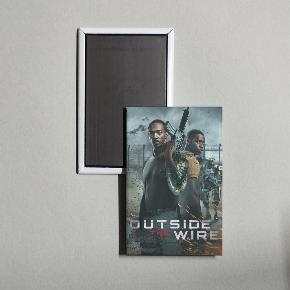 Outside the Wire Mini Movie Fridge Magnet
