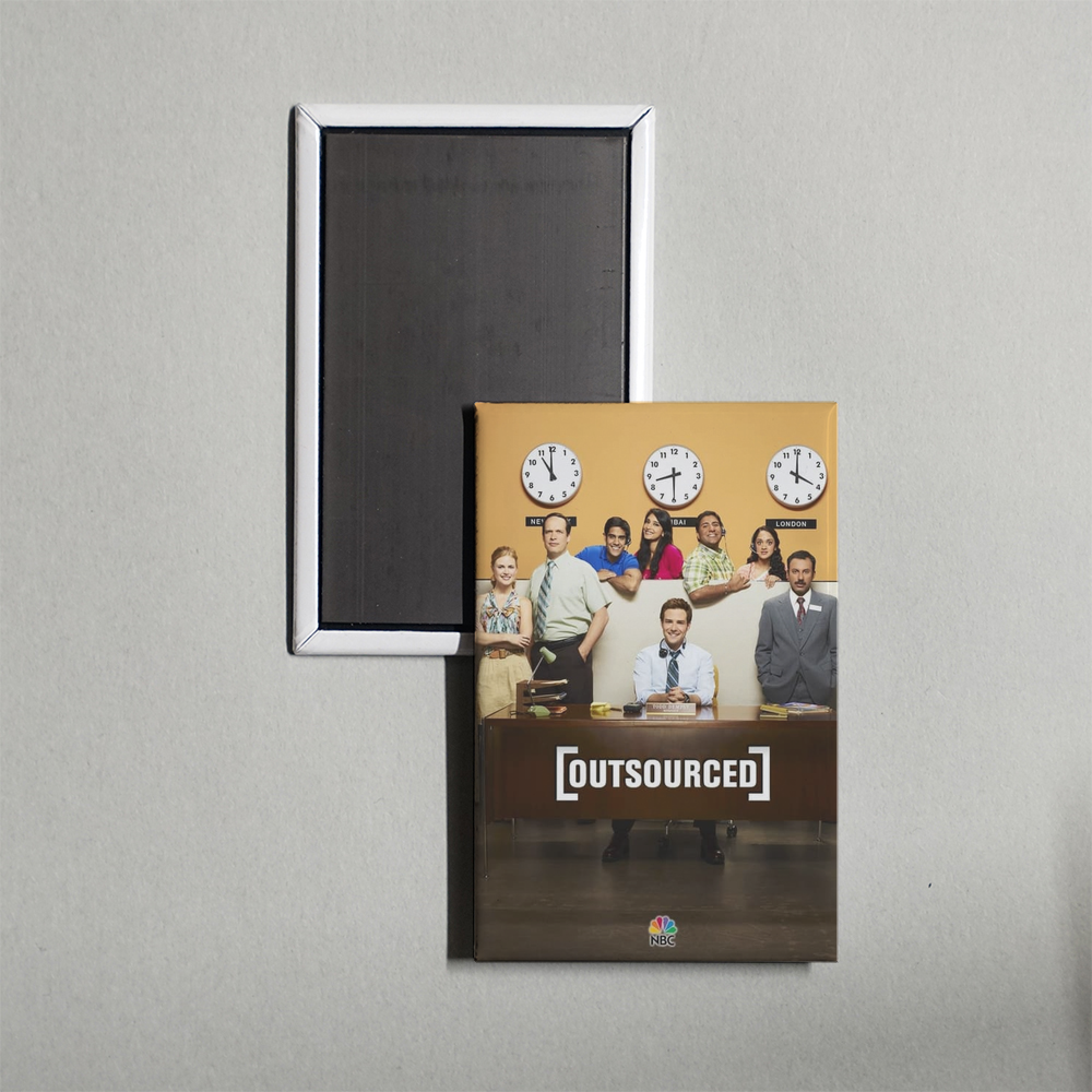 Outsourced TV Show Fridge Magnet