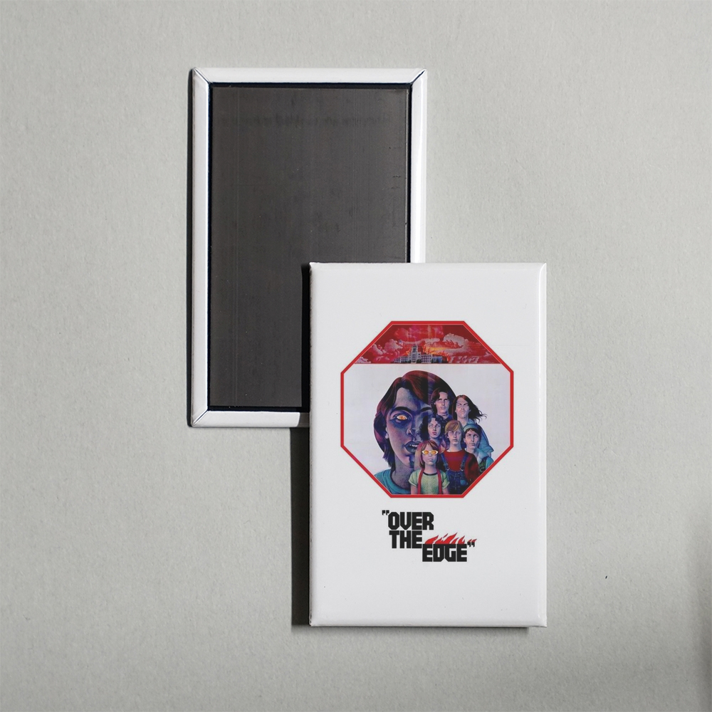Over the Edge Mini Movie Fridge Magnet