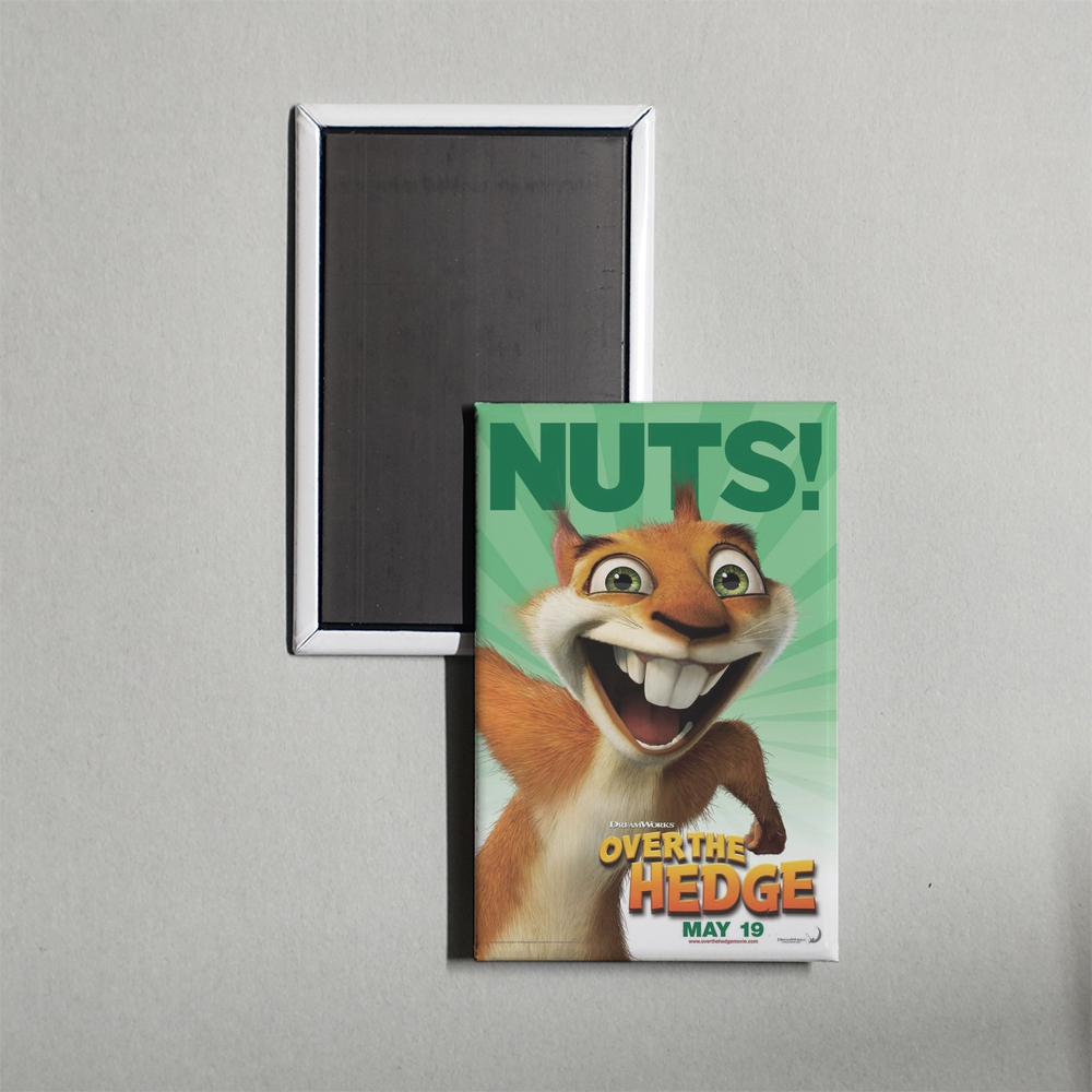 Over the Hedge Mini Movie Fridge Magnet