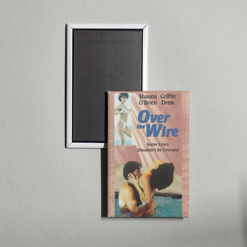 Over the Wire Mini Movie Fridge Magnet