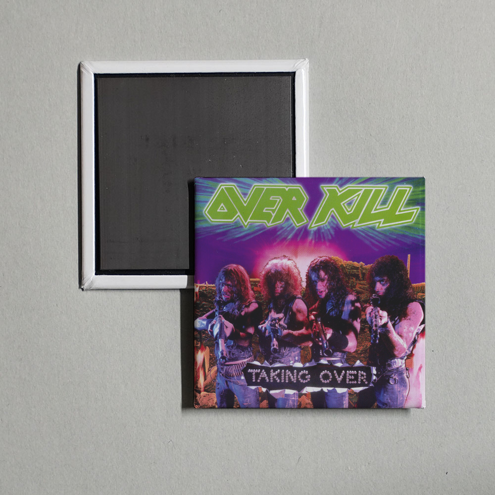 Overkill - Taking Over Album Cover Fridge Magnet
