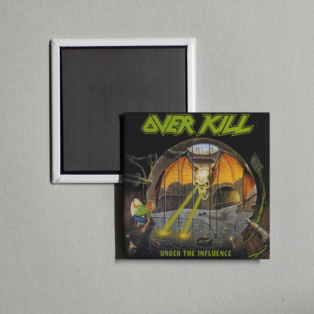 Overkill - Under the Influence Album Cover Fridge Magnet