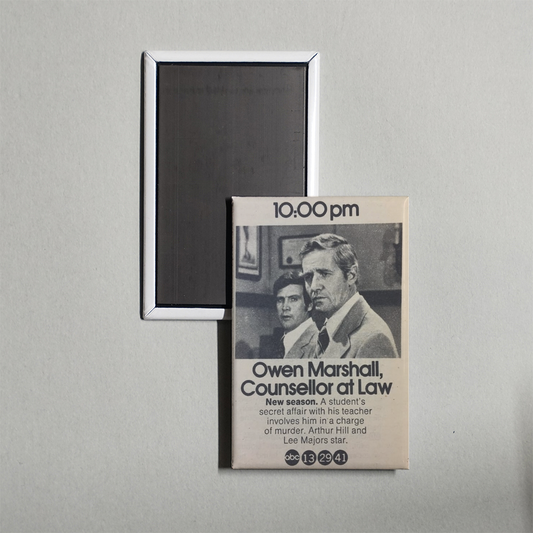 Owen Marshall Counselor at Law TV Show Fridge Magnet