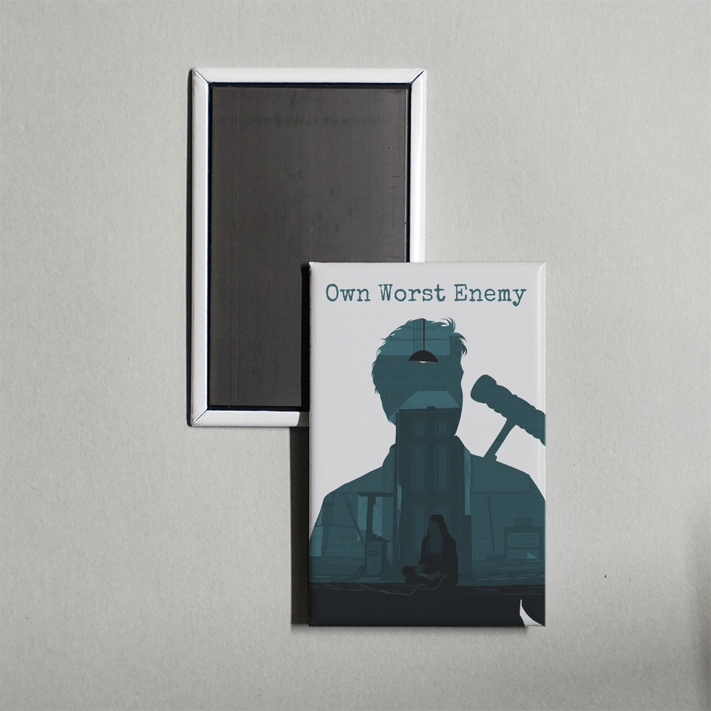 Own Worst Enemy Mini Movie Fridge Magnet