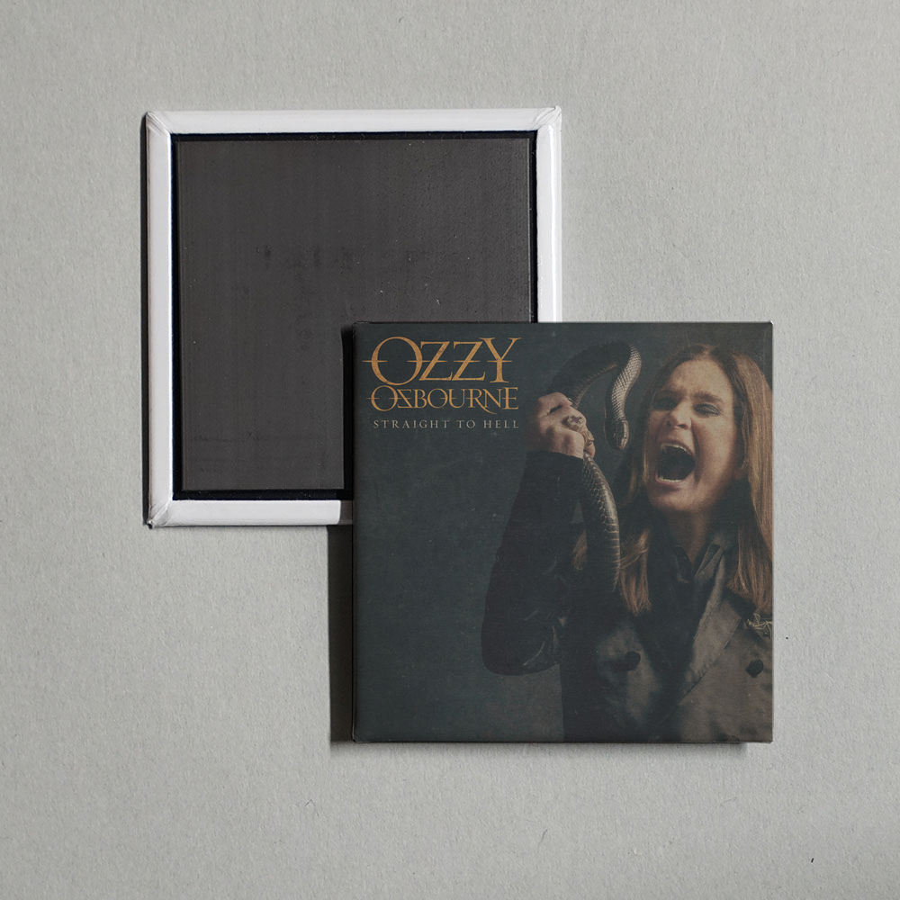 Ozzy Osbourne - Straight to Hell Album Cover Fridge Magnet