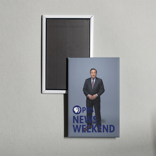 PBS News Weekend TV Show Fridge Magnet