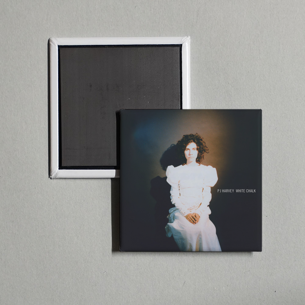 PJ Harvey - White Chalk Album Cover Fridge Magnet