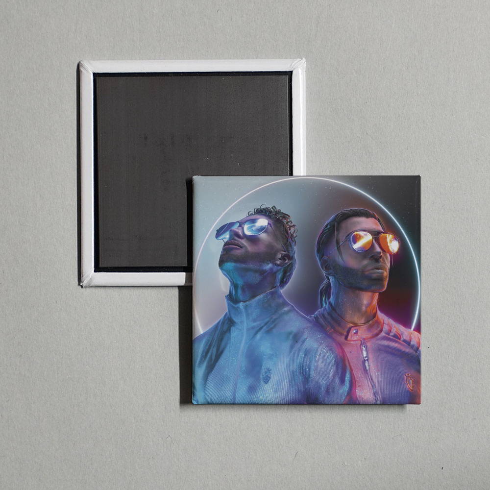 PNL - Deux frères Album Cover Fridge Magnet
