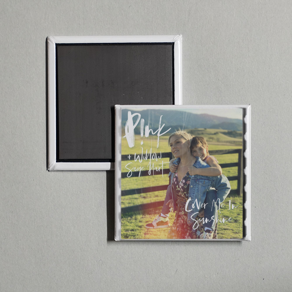 P!nk - Cover Me In Sunshine Album Cover Fridge Magnet