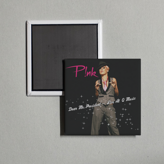 P!nk - Dear Mr. President (Live At Q Music) Album Cover Fridge Magnet