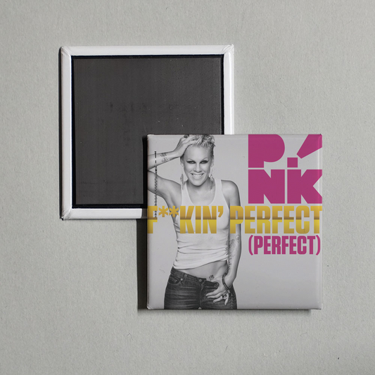 P!nk - Fkin' Perfect (Radio Edit) Album Cover Fridge Magnet
