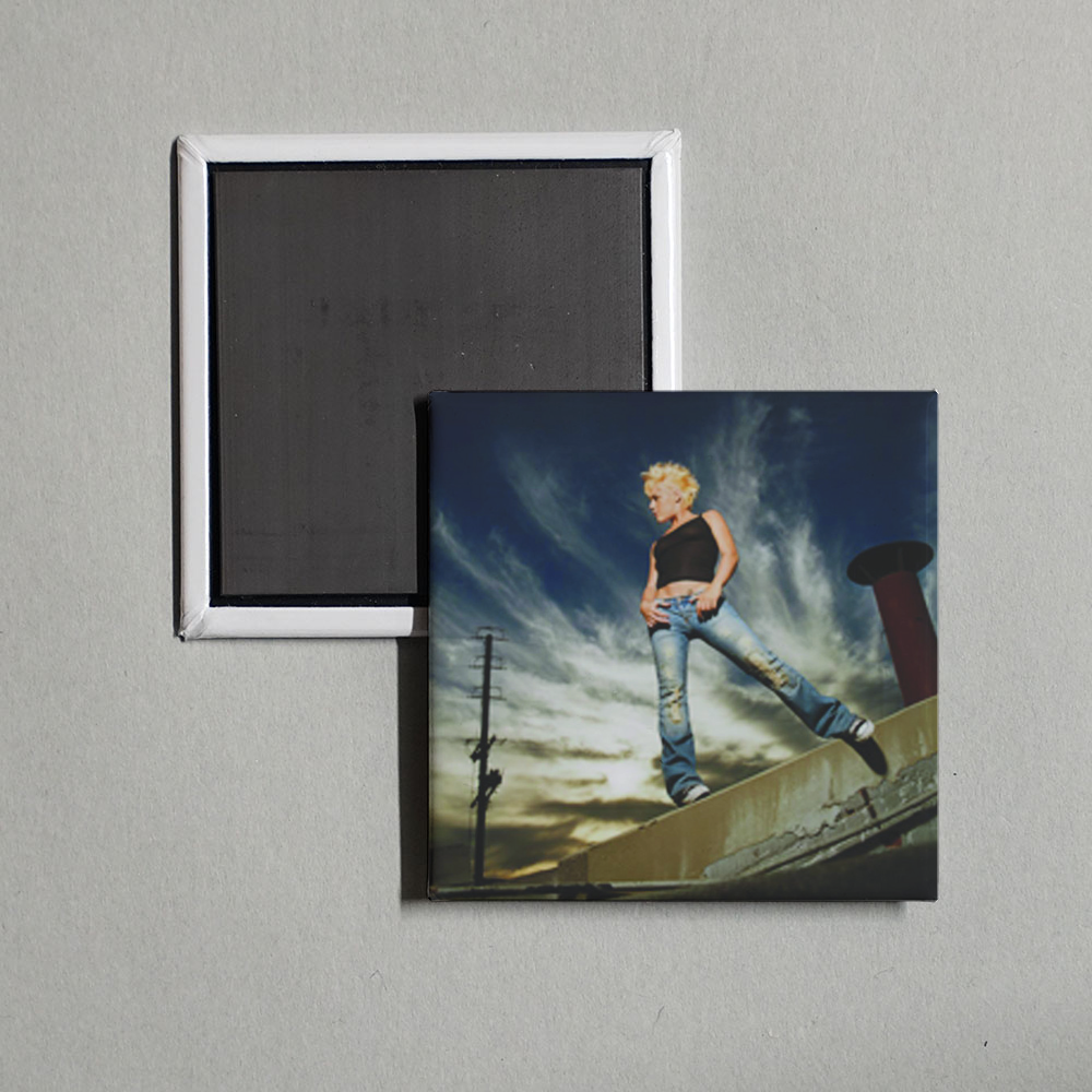 P!nk - God Is A DJ Album Cover Fridge Magnet