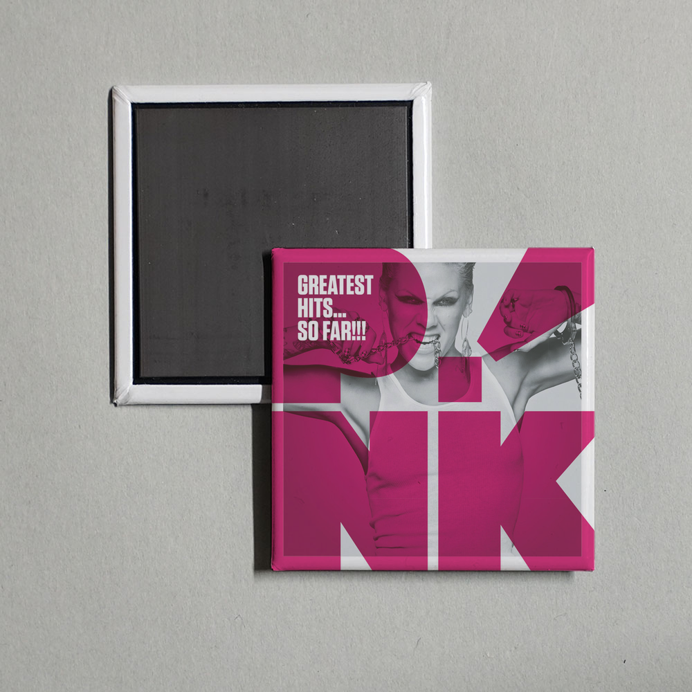 P!nk - Greatest Hits...So Far!!! Album Cover Fridge Magnet