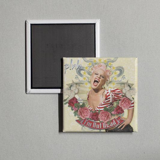 P!nk - I'm Not Dead Album Cover Fridge Magnet