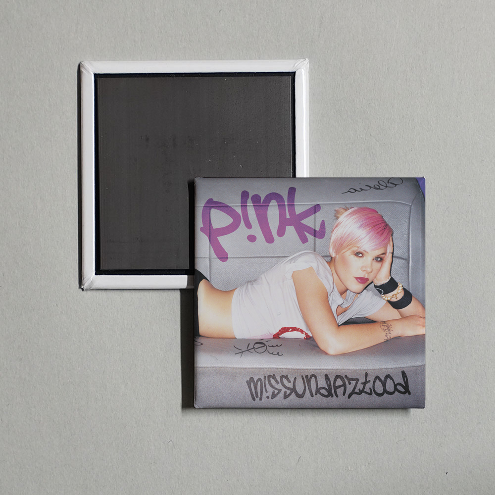 P!nk - M!ssundaztood (Expanded Edition) Album Cover Fridge Magnet