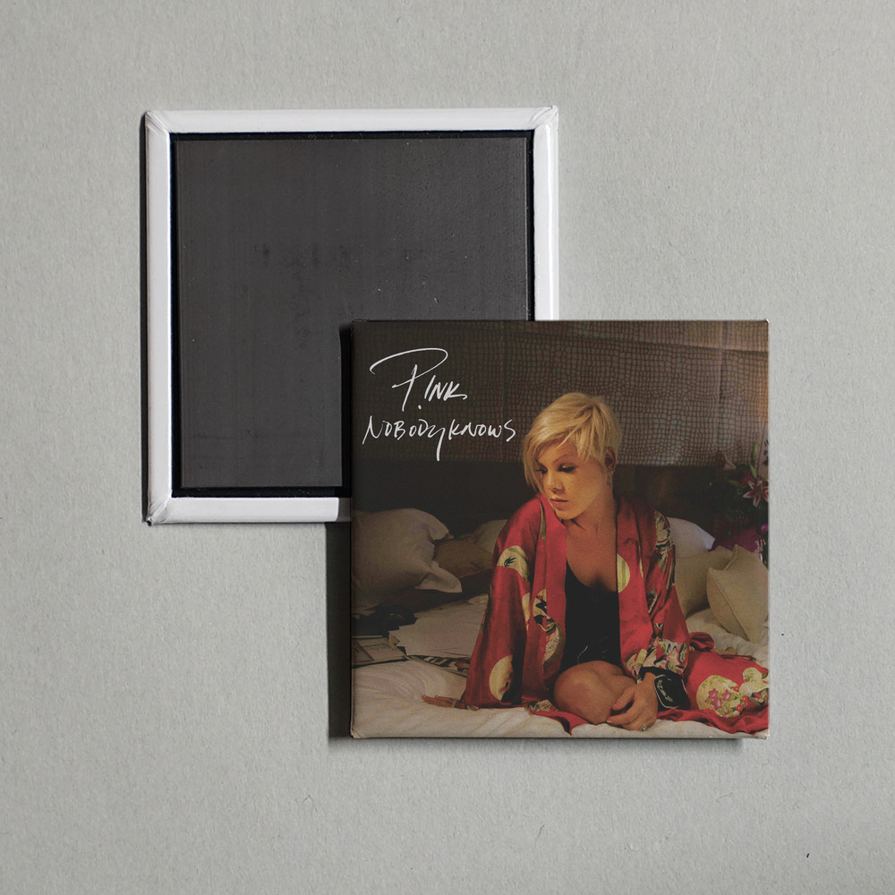 P!nk - Nobody Knows Album Cover Fridge Magnet