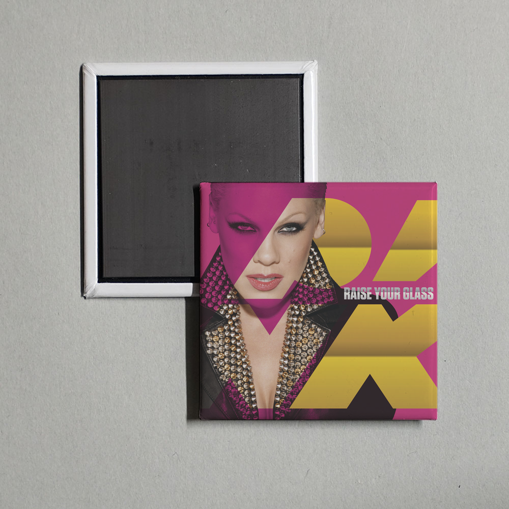 P!nk - Raise Your Glass Album Cover Fridge Magnet