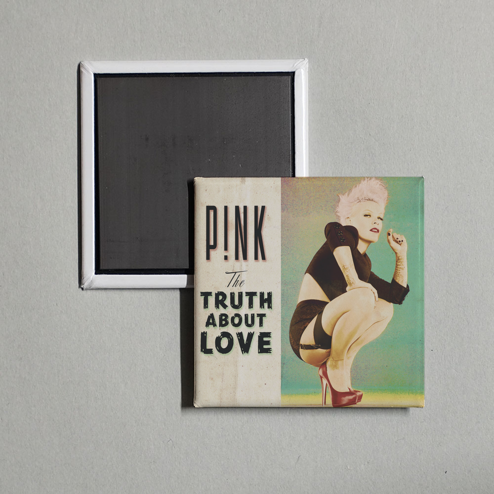 P!nk - The Truth About Love Album Cover Fridge Magnet