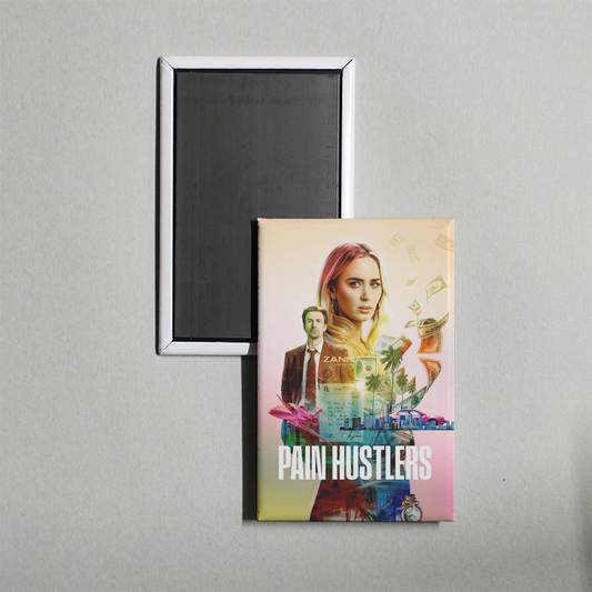 Pain Hustlers Mini Movie Fridge Magnet