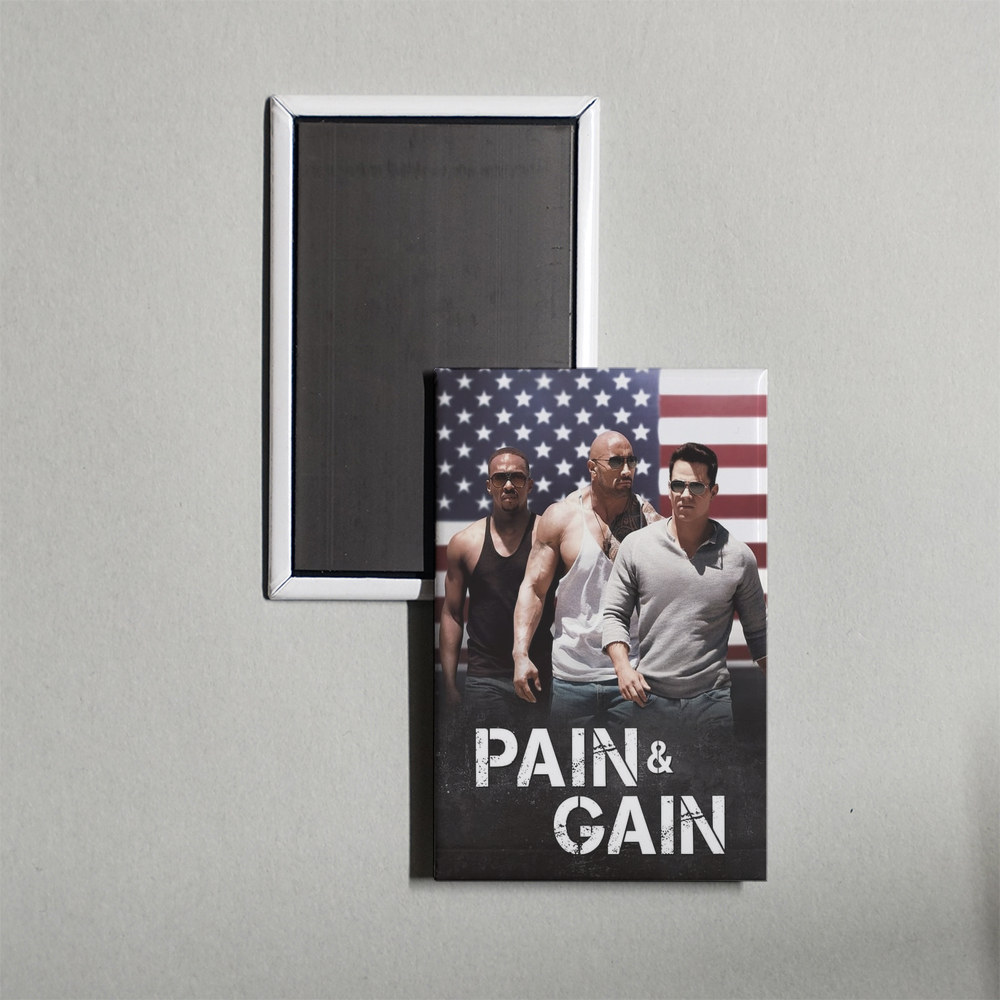 Pain & Gain Mini Movie Fridge Magnet