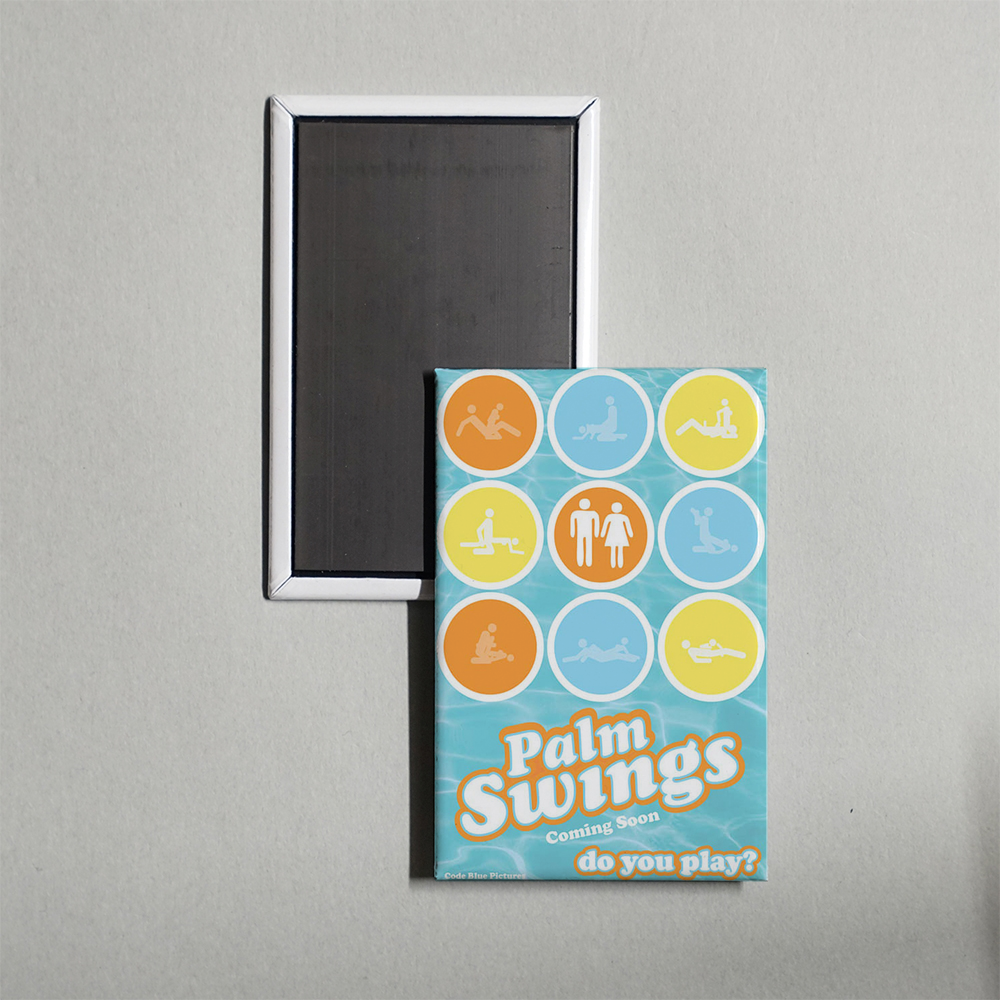 Palm Swings Mini Movie Fridge Magnet
