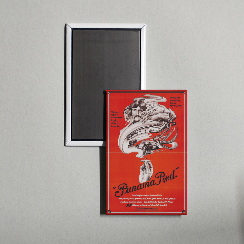 Panama Red Mini Movie Fridge Magnet