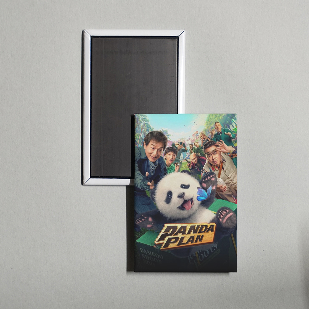 Panda Plan Mini Movie Fridge Magnet