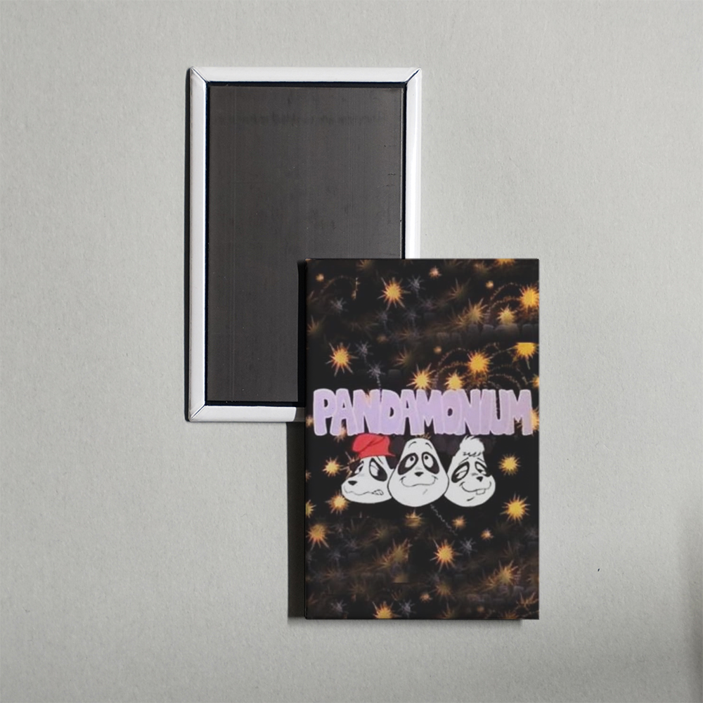 Pandamonium TV Show Fridge Magnet