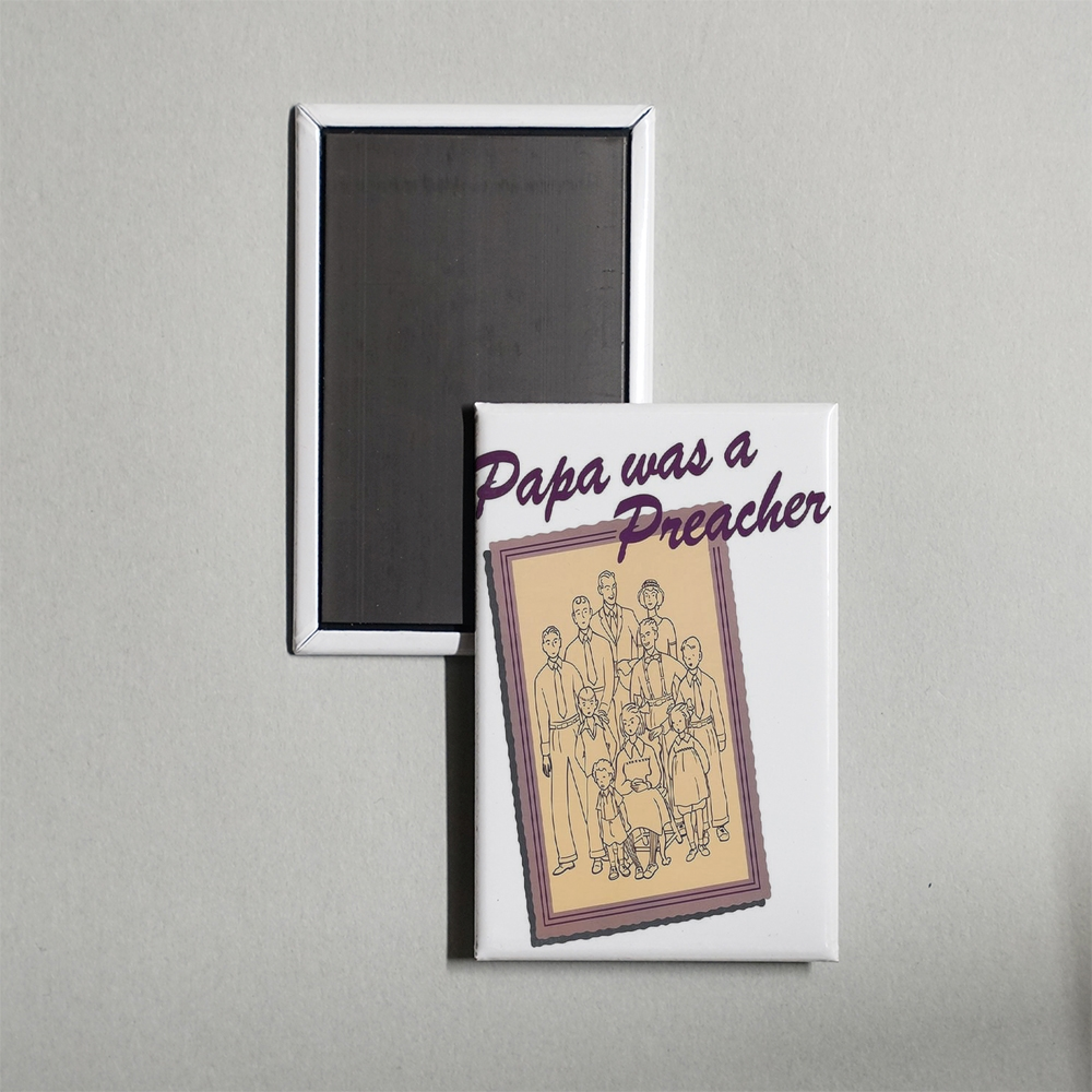 Papa Was a Preacher Mini Movie Fridge Magnet