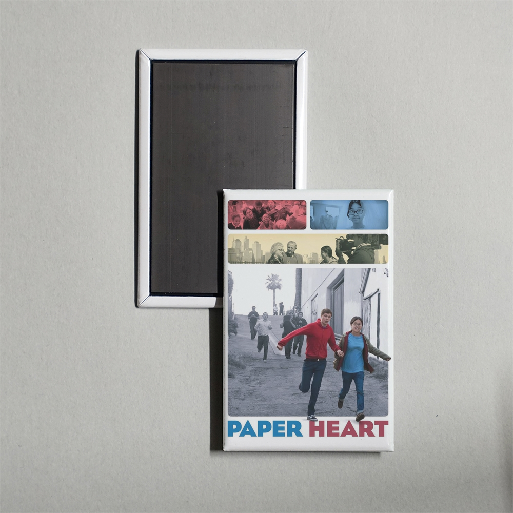Paper Heart Mini Movie Fridge Magnet
