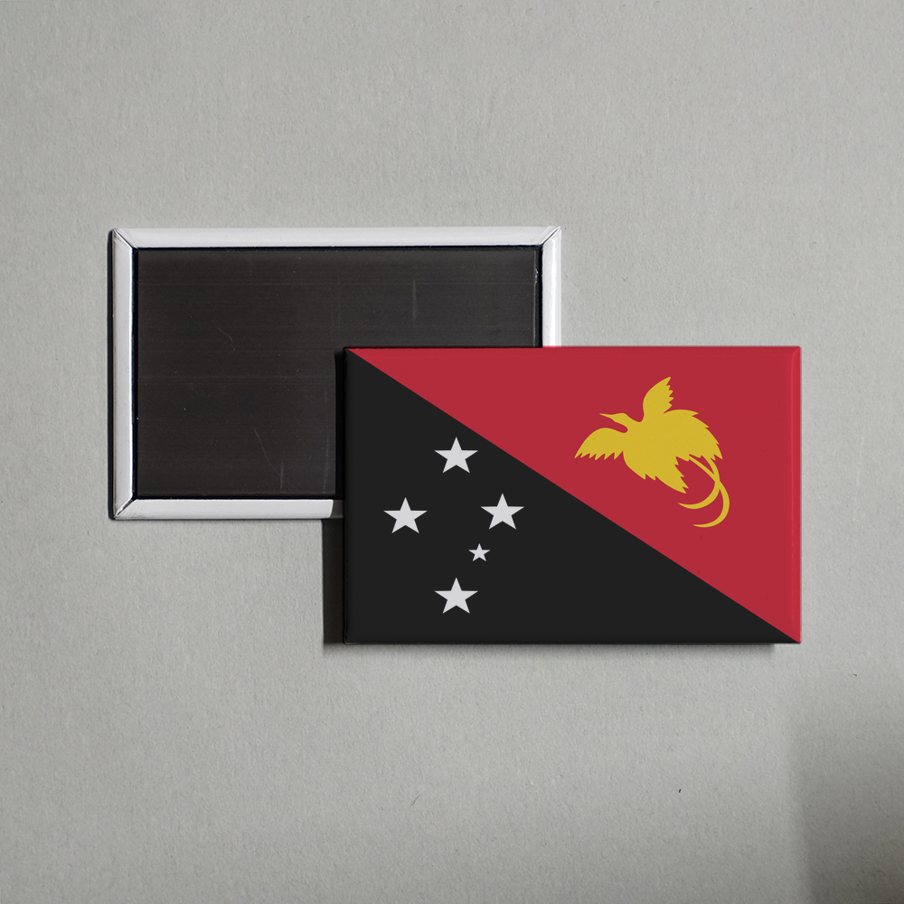 Papua New Guinea Flag Fridge Magnet