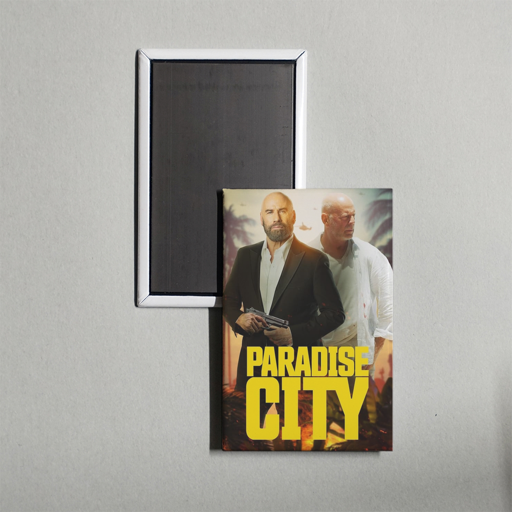 Paradise City Mini Movie Fridge Magnet