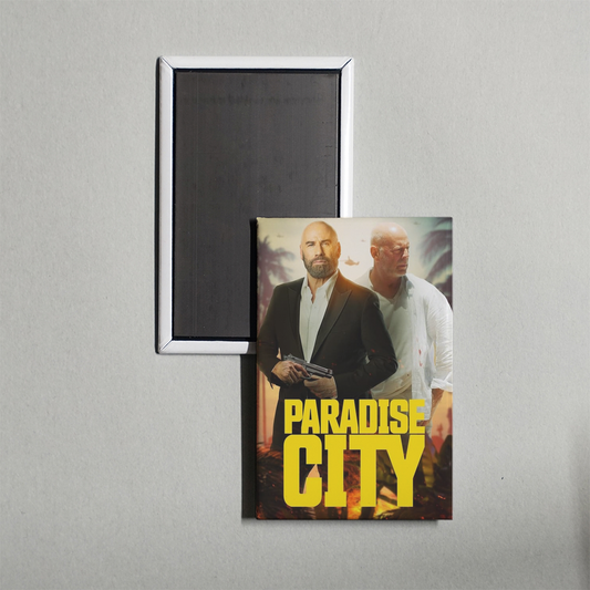 Paradise City Mini Movie Fridge Magnet