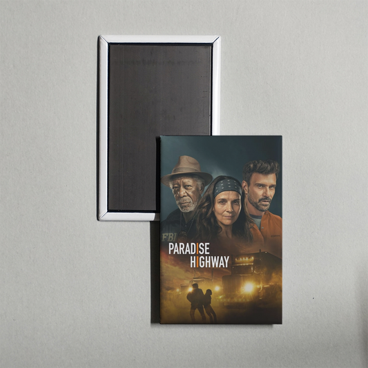 Paradise Highway Mini Movie Fridge Magnet