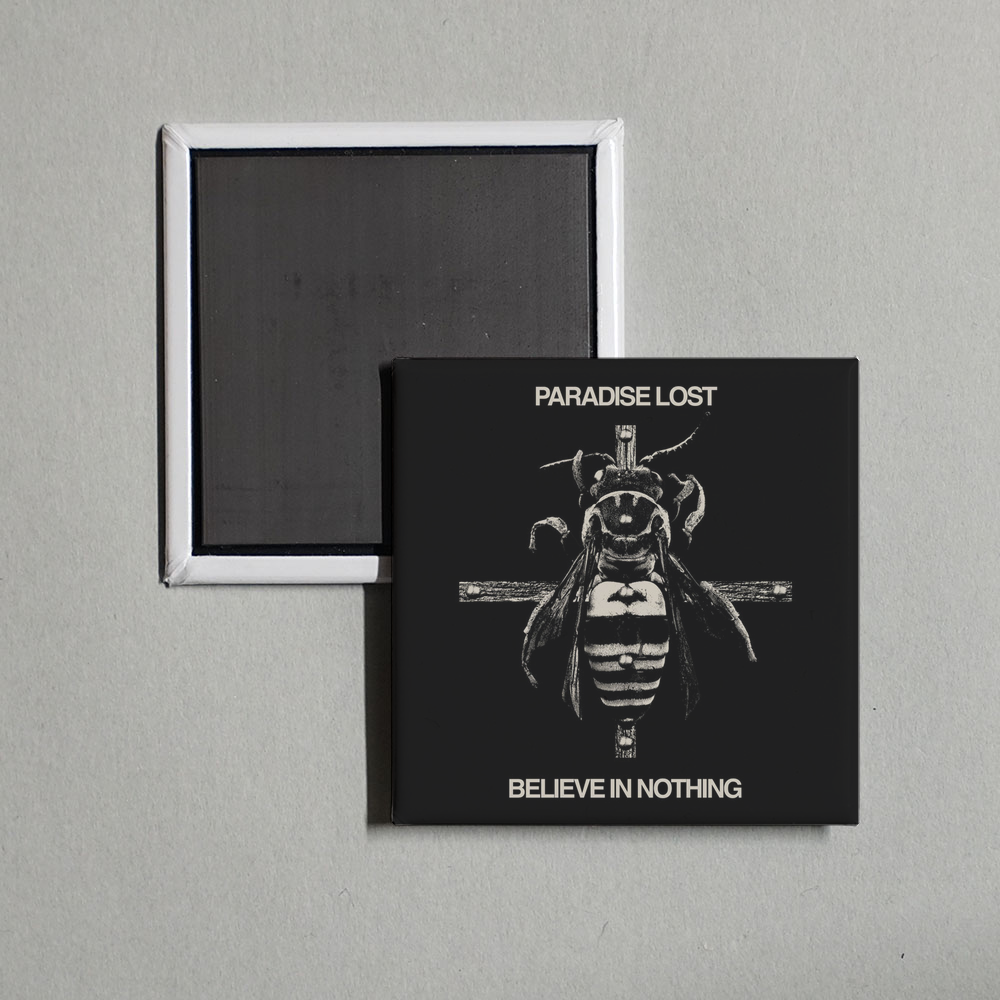 Paradise Lost - Believe In Nothing (Remixed & Remastered) Album Cover Fridge Magnet